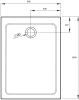 Поддон для душа Radaway Doros F 100x80 фото 3