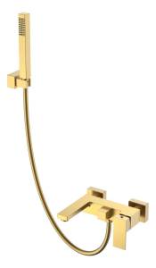 Смеситель для ванны Boheme Qubic 473-MG Matt Gold