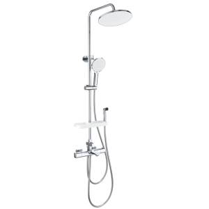Душевая стойка Wonzon & Woghand WW-C3011-A1-CR хром, с термостатом