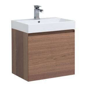 Тумба с раковиной Aquanet Йорк 60 орех