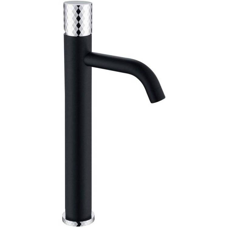 Смеситель для раковины Boheme Stick 122-BCR Black Diamond Chrome
