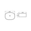Раковина керамическая Vincea VBS VBS-305, 500x380x140, накладная, цвет белый фото 2