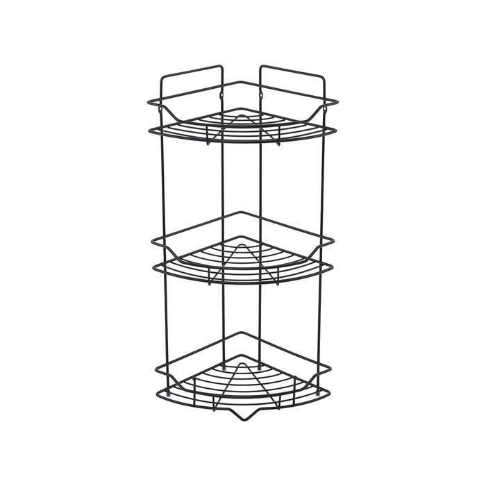 Полка Milardo Grid GRICC3BM44 25.5см, черная матовая