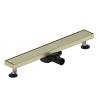 Душевой трап Wasserkraft Niers (Нирс) 30D60BG золото матовое, 60 см