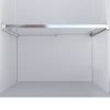 Душевая дверь в нишу Vincea Lugano VDS-1L150CLB-1 1500x1950, профиль черный, стекло прозрачное фото 2