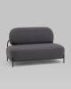 Диван Stool Group Стоун vd-dv-stone-f68 рогожка тёмно-серый