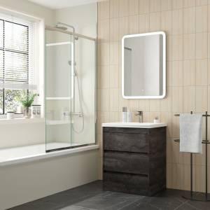 Тумба под раковину Art&Max Family-M FAMILY-M-580-3C-PIA-IS Iron stone, 57.6x48x80