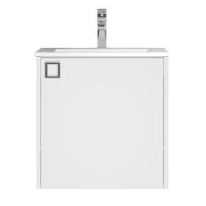 Тумба с раковиной Uperwood Aurora KAurora50wm подвесная, белый матовый, 50 см