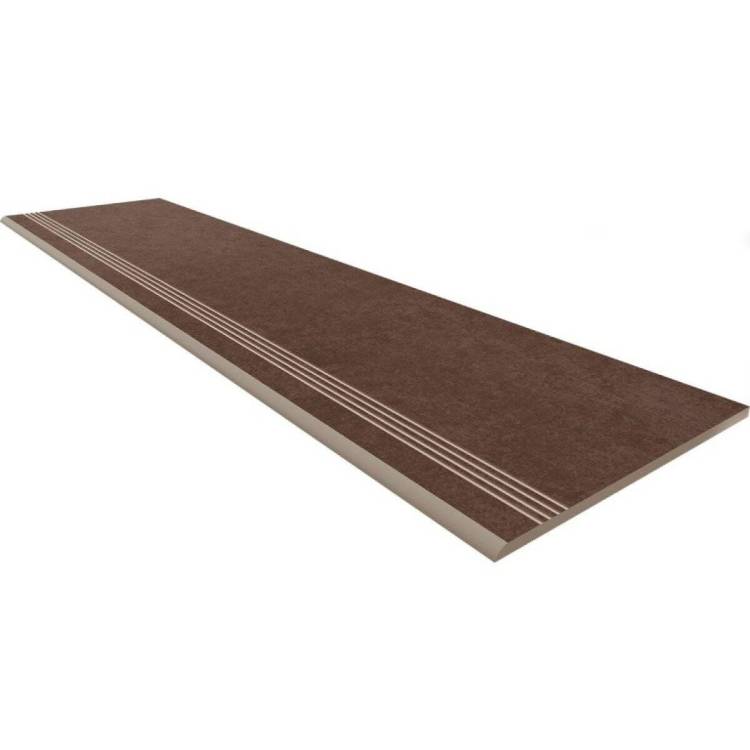 Ступень Estima Cave 70146 Steptrade/CA03_NS/30x120x10 Brown неполированный с насечками 30x120