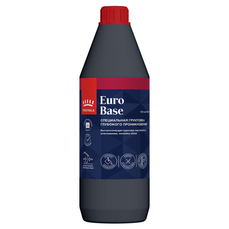 Грунтовка глубокого проникновения Tikkurila Euro Base 0.9 л