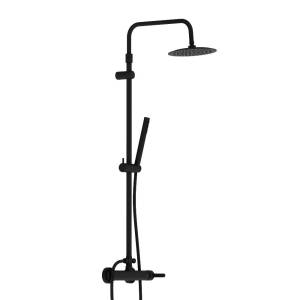Душевая система Damixa Scandinavian Pure 936710300 с душевым смесителем, чёрный