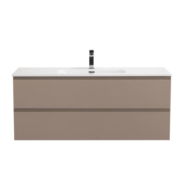 Тумба с раковиной BelBagno Kraft 120 Бежевый матовый, раковина BB1200ETL