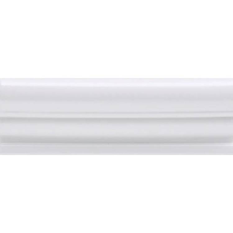 Бордюр Ceramiche Grazia Boiserie TO01 Toro Bianco Matt. 6.5x20