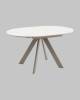 Стол Stool Group Миндель SO 229-85211 столешница керамика белый глянец, основание металл латте 100(140)x100x77 фото 5