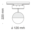 Трековый светильник Technical Kiat TR017-2-10W3K-B фото 3