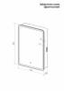 Зеркало-шкаф Taliente Cbled TA-CBled-EL6080L с LED-подсветкой и розеткой, 60x15x80 см фото 9