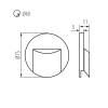 Подсветка лестницы Kanlux ERINUS LED O W-NW 33323 фото 3