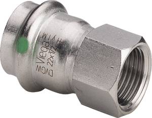 Соединение Viega с наружной резьбой 15 мм х R 3/4 , Sanpress Inox, модель 2311