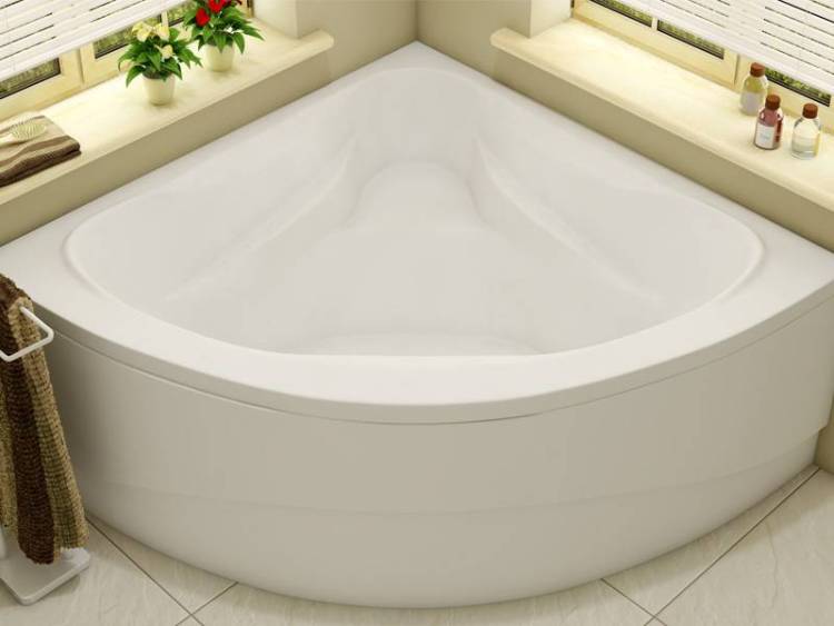 Акриловая ванна Relisan Rona Гл000011627 без каркаса, 130x130