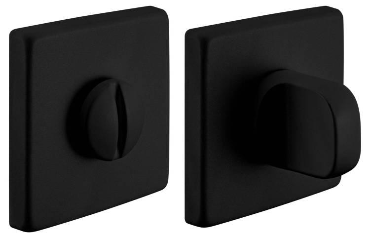 Завертка сантехническая Morelli LUX-WC-S5 NERO черный толщина розетки - 7мм