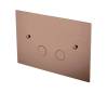 Кнопка смыва Boheme 647-CB ультраплоская, Copper Brushed