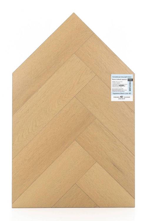 Ламинат FirstFloor Supreme Black Core 4D 8/33 4V 1F443 Английская елка Дуб Хакон 750x125
