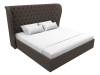 Интерьерная кровать Лига Диванов Далия 123080 коричневый 200x200 фото 4