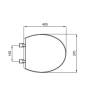 Крышка-сиденье Sanitana Munique S80007243900000 белый фото 3