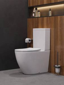 Унитаз-компакт Cezares Stylus безободковый, с сиденьем микролифт