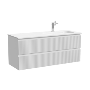 Тумба с раковиной Sancos Snob R правая, Bianco, 120x52