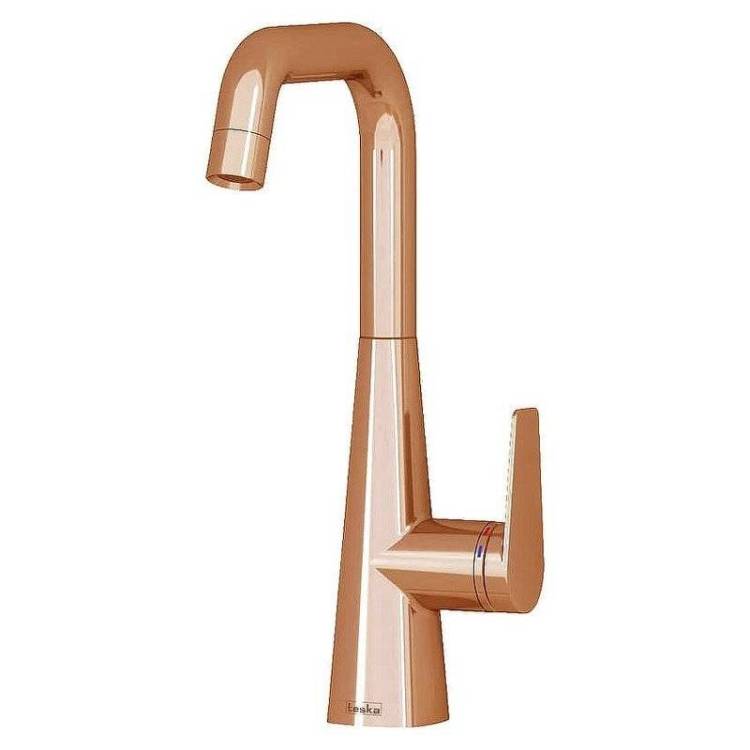 Смеситель для кухни Teska Teco E4209 розовое золото