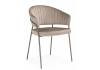 Стул на металлокаркасе Woodville Лео 672331 светло-коричневый (H-61) / коричневый