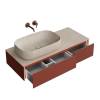 Тумба с раковиной Kerama Marazzi Magica 120, 2 ящика, со столешницей фото 3