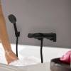 Смеситель для ванны с душем Hansgrohe Vivenis 75420670 матовый черный фото 3