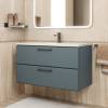 Тумба с раковиной Uperwood Foster New KFosterNEW90g подвесная, серый графит, 90 см фото 6