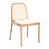 Стул Tetchair Freya 24411 груша (№3), бежевый лен, дерево вяз, ротанг, ткань лён