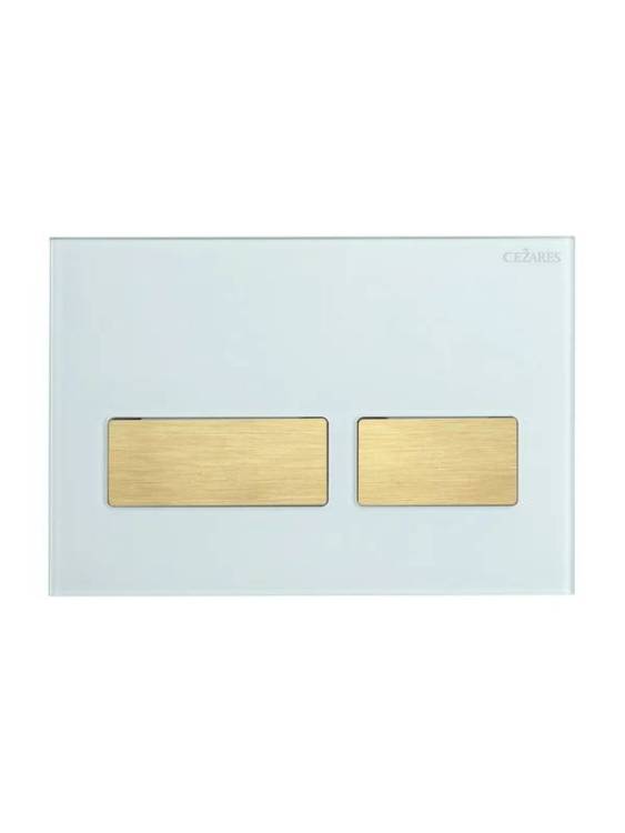 Кнопка смыва Cezares Relax Lux LUX-GB-2-BORO пластик, стекло