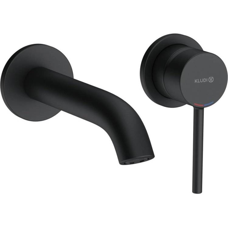 Смеситель для раковины Kludi Bozz 382443976 черный матовый