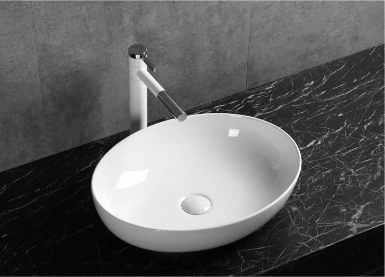 Раковина Cerutti Spa CR0019 белая, 51.5x39.5