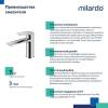 Смеситель для раковины Milardo Azure AZUSB00M01 хром фото 4
