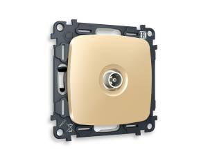 Комплект механизма TV розетки проходной Ambrella Volt Omega MO613030