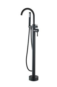 Смеситель для ванны Boch Mann Braies Matt Black BM8921, напольный черный