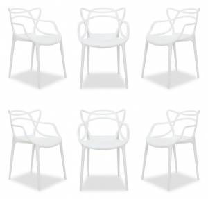 Комплект стульев Bradex Home Masters FR 0215S белый 6 шт.