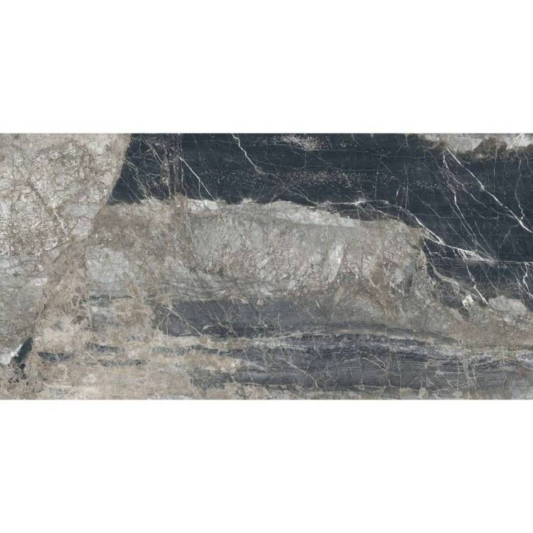 Керамогранит Laparet Lunar Nero Графитовый Матовый + Гл. Чернила 80x160