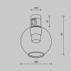 Трековый светильник Technical Bubble TR148-1-3W3K-PT фото 9