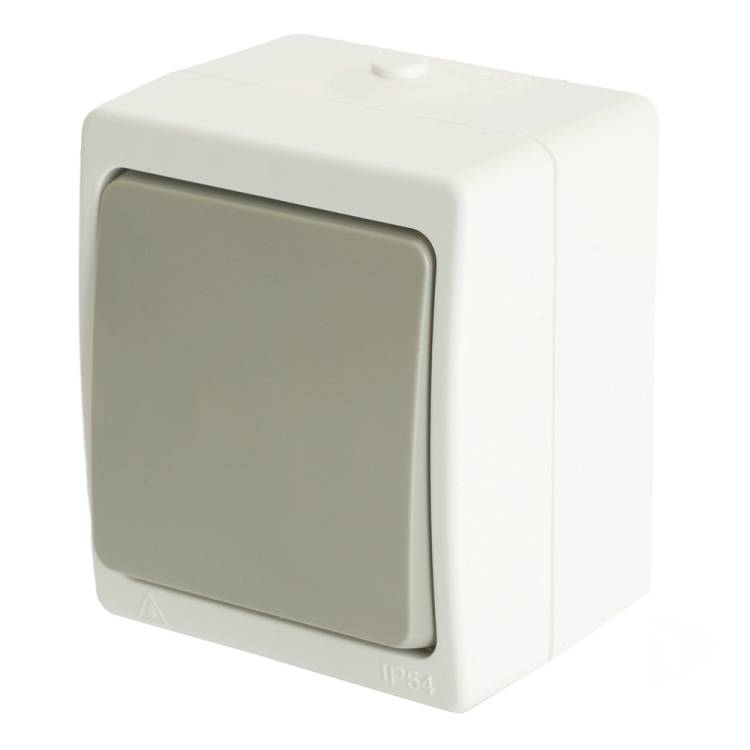 Выключатель 1-клавишный Stekker PSW10-211-54 49731