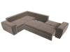 Диван угловой Лига Диванов Лига-008 Long 118716L коричневый, бежевый, левый фото 8