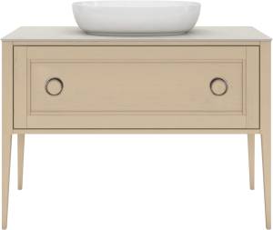 Тумба под раковину Kerama Marazzi Plaza Classic NEO PL.CN.120.1+1\CAP.M напольная 1+1 ящик 120, капучино матовый