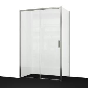 Душевой уголок Wasserkraft Tauber (Таубер) 64S07 профиль никель, стекло прозрачное, 120x90x200
