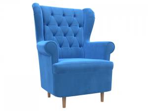 Кресло Лига Диванов Торин 108498 Голубой 78/74/104
